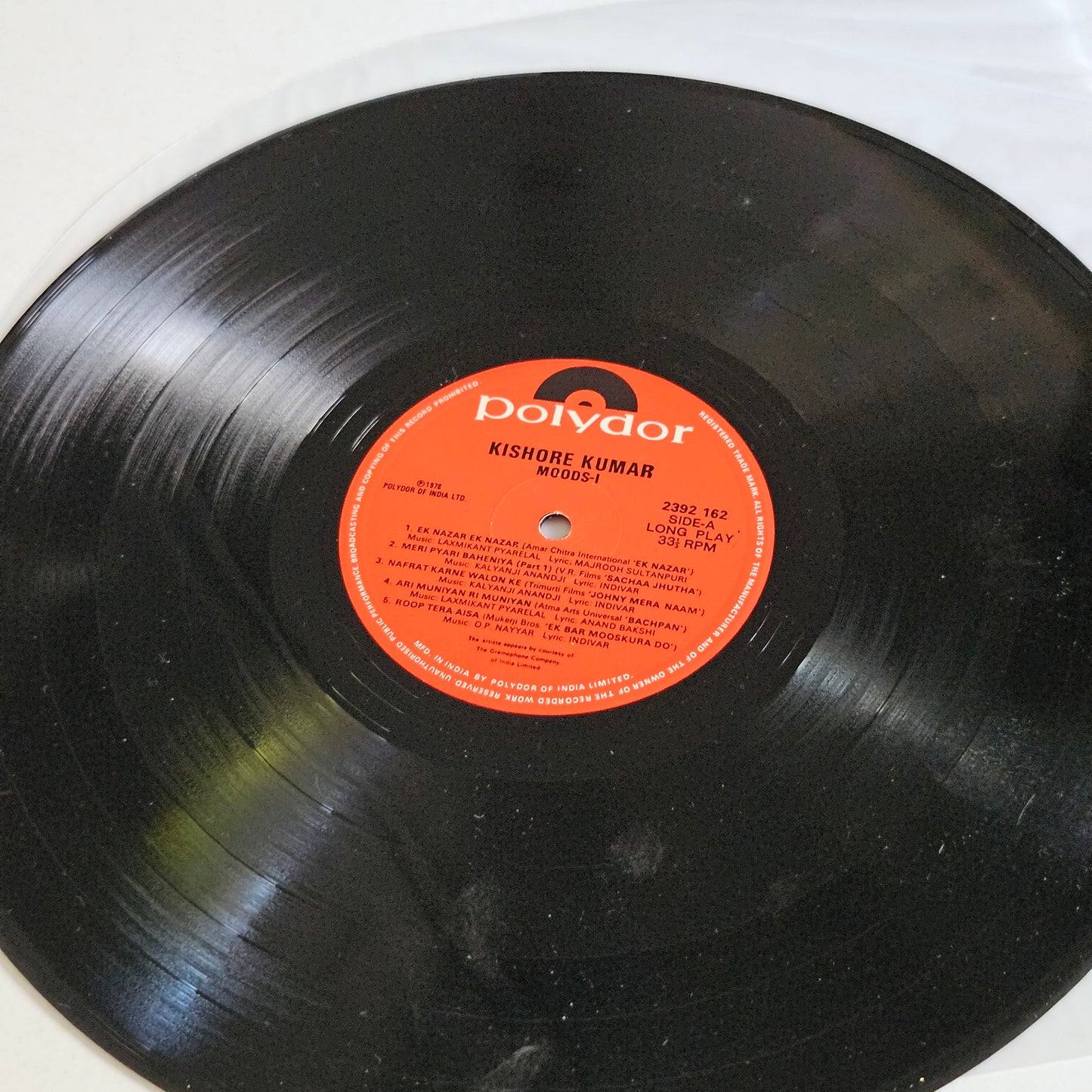 Kishore Kumar - moods 1 Polydor Label 2392162 - Superb collection in Near Mint condition