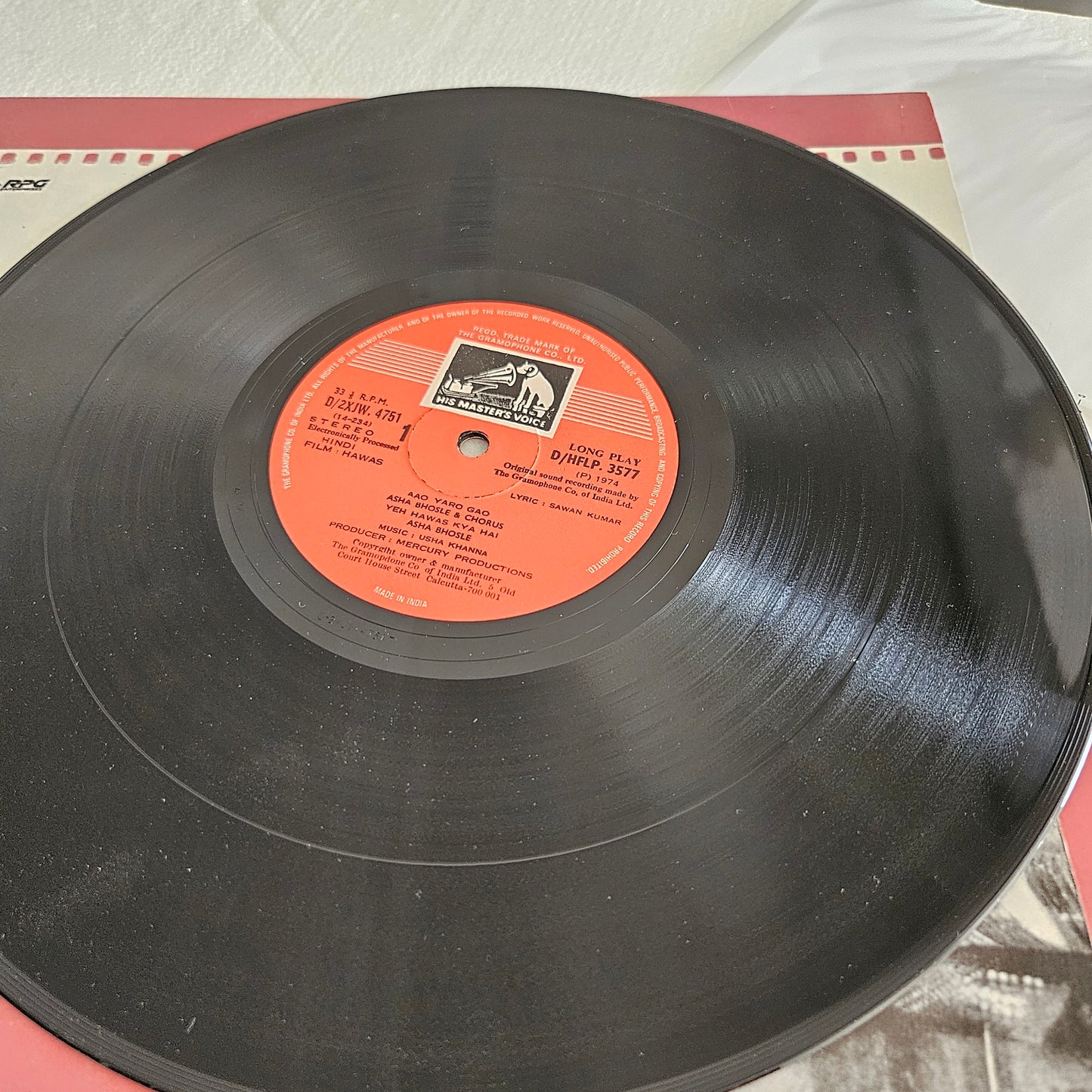3 lps of Music Director Usha Khanna Superhit Lps collection 1. Hotel 2. Hawas and 3.Bin Phere Hum tere in excellent condition from original soundtrack