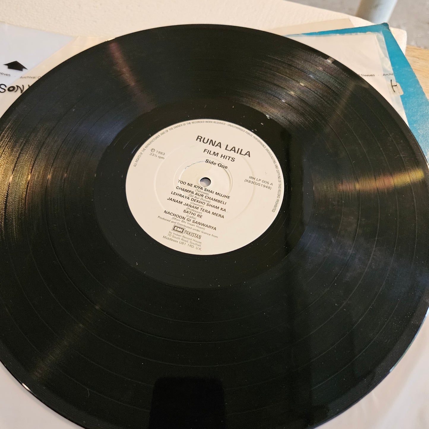 Runa Laila vol 2 EMI Odeon UK pressing IRH LP 005 in Excellent condition