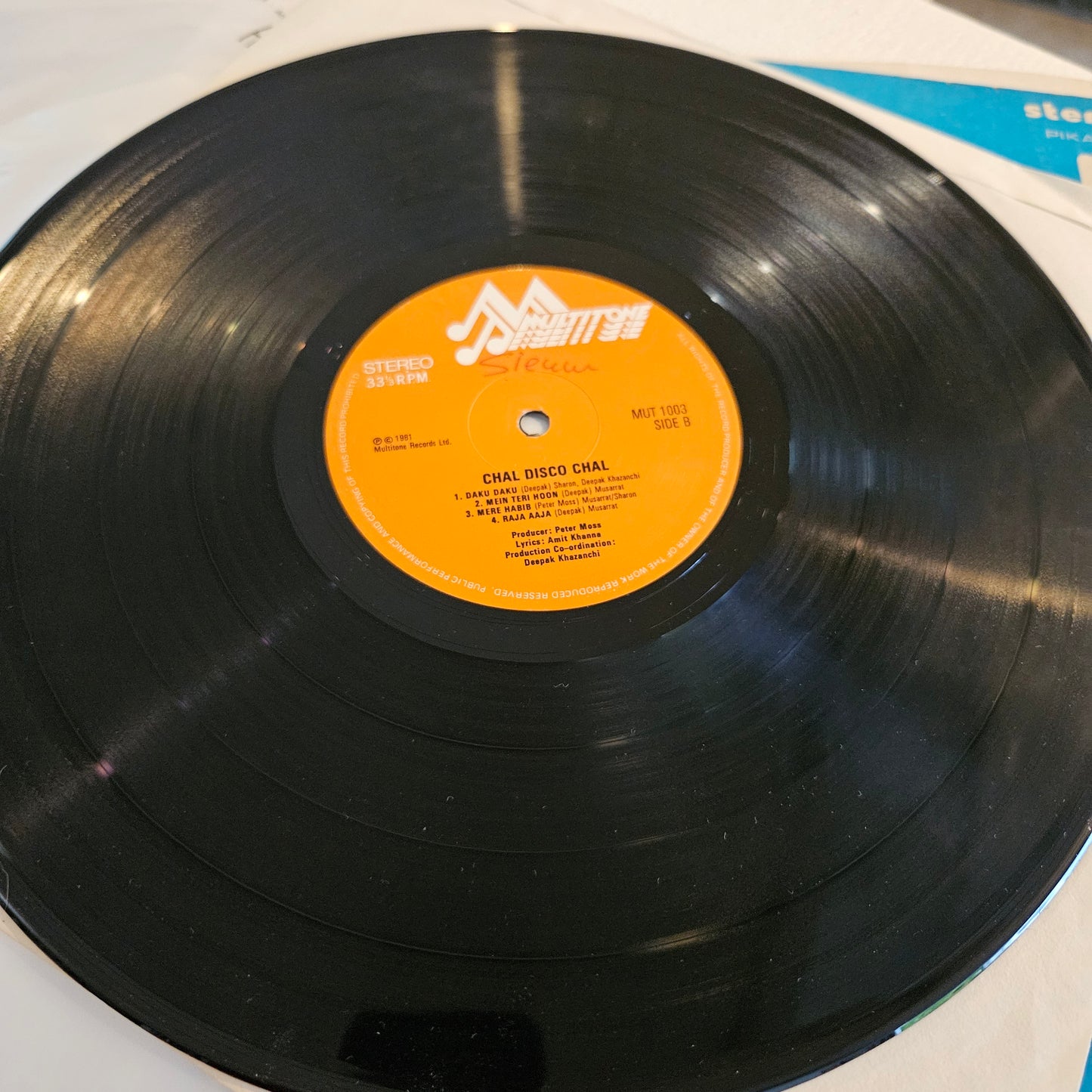 Sharon* and Musarrat* - Chal Disco Chal in Excellent - Superhit disco album of 80s -multitone records