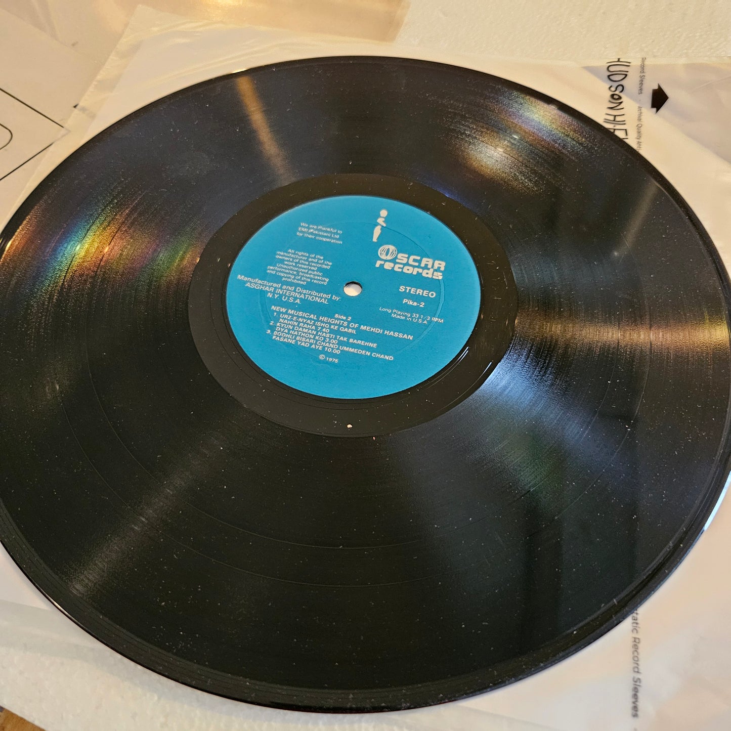 Mehdi Hassan - new Musical Heights in Near mint - Recorded in New York Pika-2