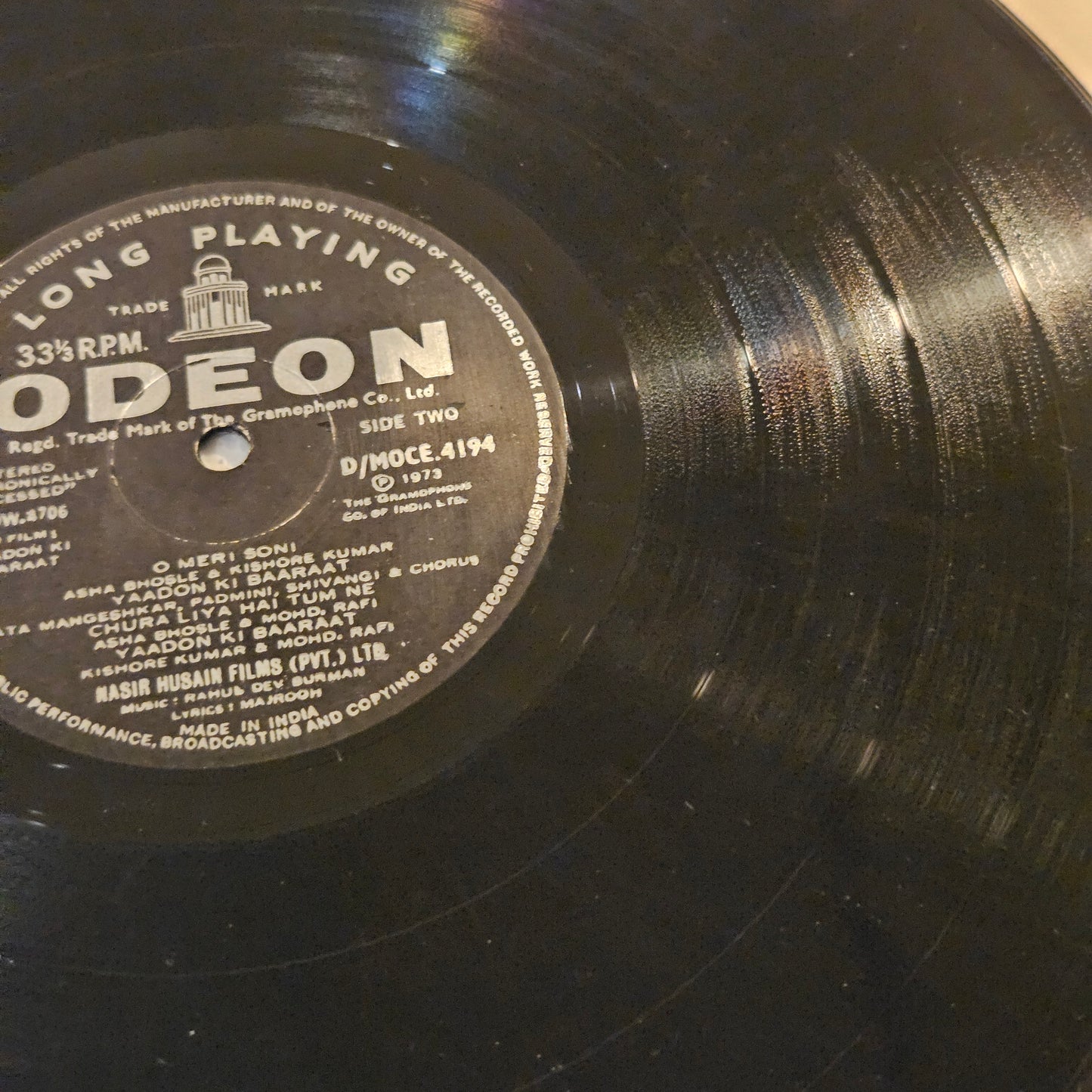 Yaadon Ki Baaraat - R. D. Burman superhit blockbuster in near mint - original soundtrack - 180 gm pressing