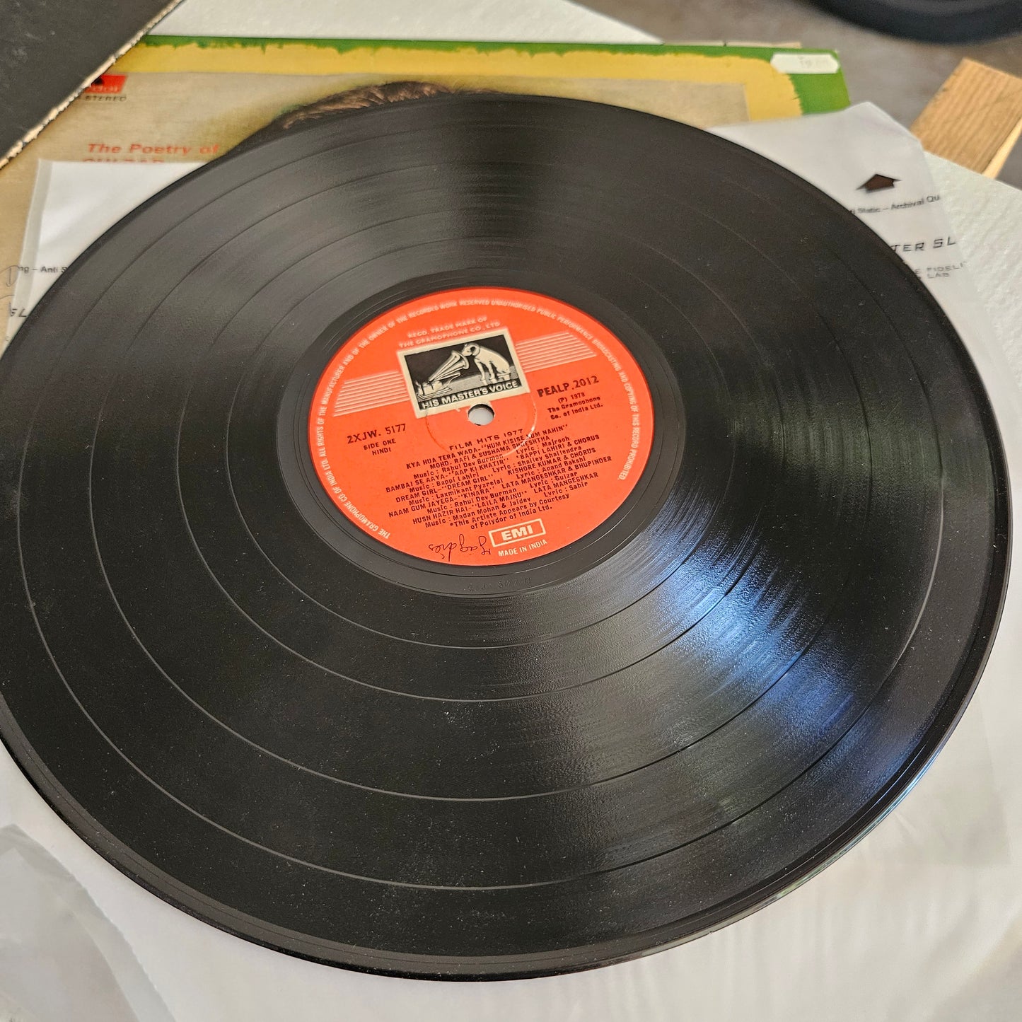 Film Hits 1977 - in excellent condition superhit songs Supreme category from original soundtrack
