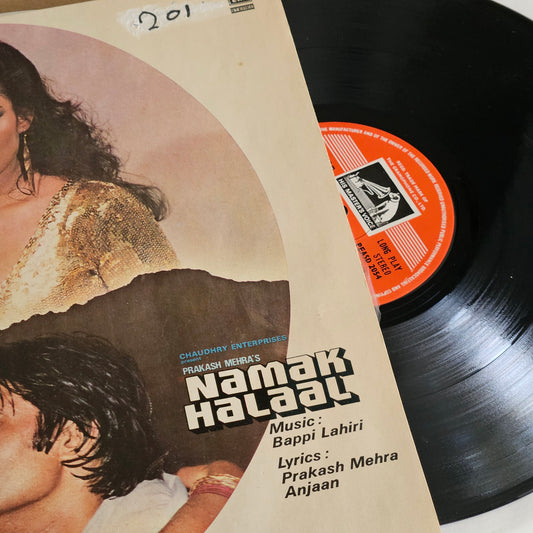 Namak Halal - Bappi Lahiri - superhit blockbuster gatefold in excellent condition from original soundtrack in Supreme Stereo - PEASD-2054
