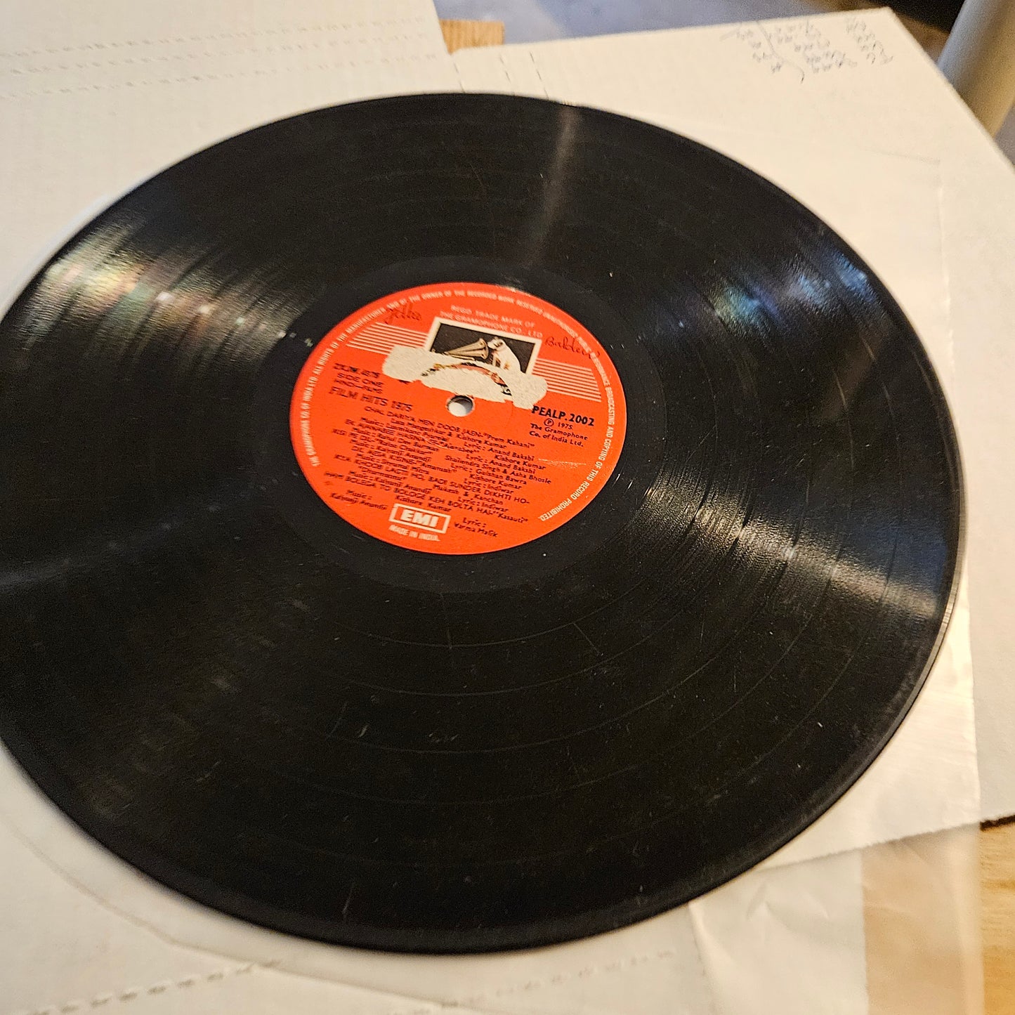 Film Hits of 1975 - Collection of superhit songs gatefold with starts pics and autographs in good+ condition - see songs list in description - from OST PEALP-4002