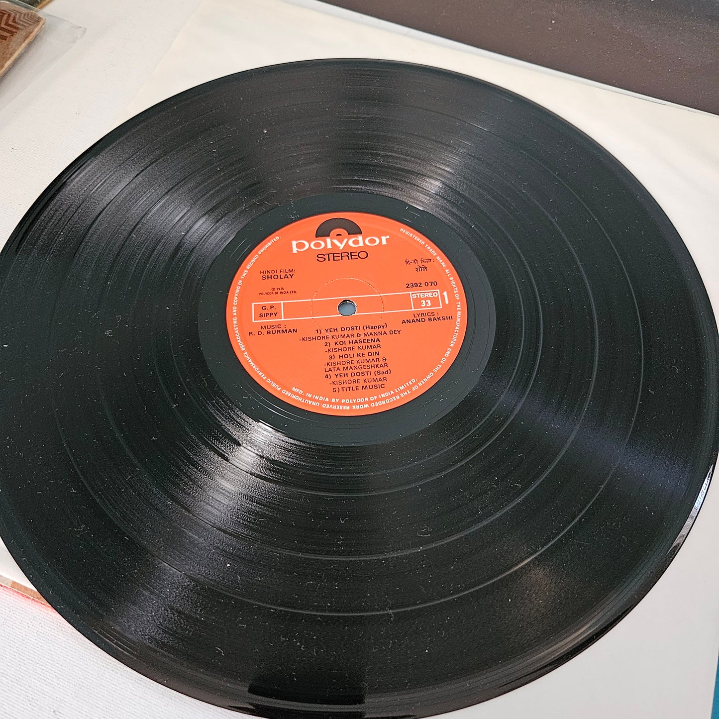 Sholay - R D Burman blockbuster in near mint condition - Pristine Collectible