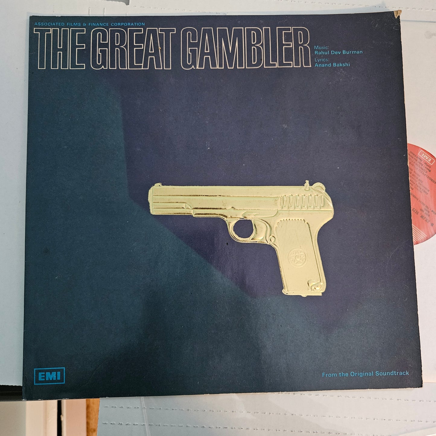 The Great gambler - Music by R. D. Burman in Gatefold rare Gun Cover in Near mint condition