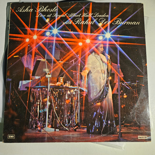 R D Burman & Asha Bhsole Live at Royal Albert Hall 2 LP set near mint Pristine
