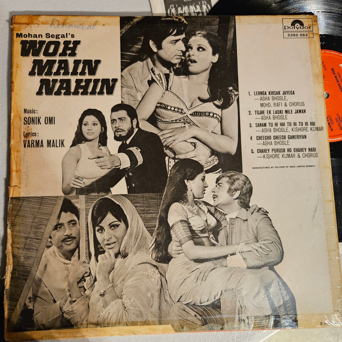 Woh Main Nahin - Sonik Omi*, - Varma Malik in excellent