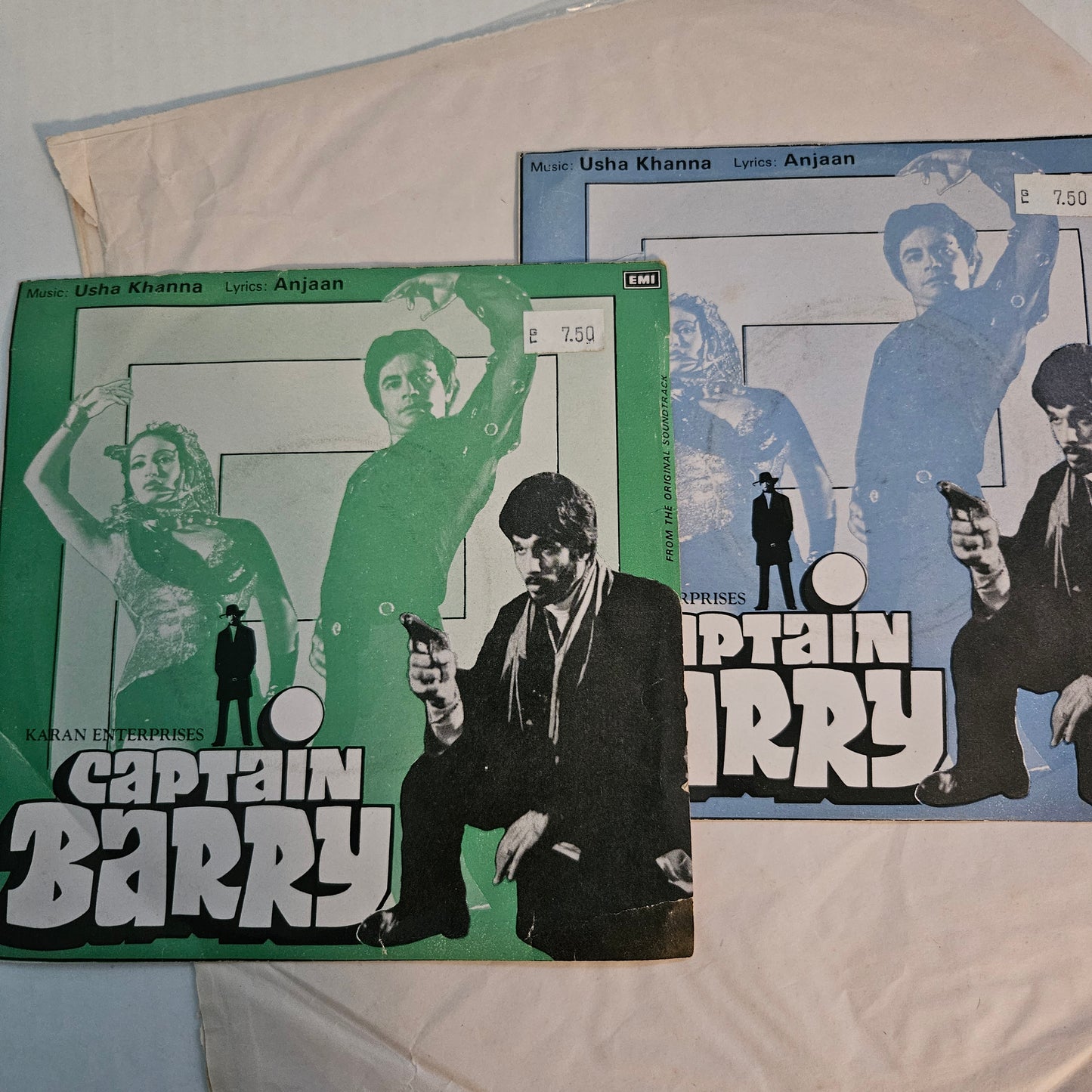 Captain Barry - rare 2 great EPs Music Usha Khanna - in near Mint