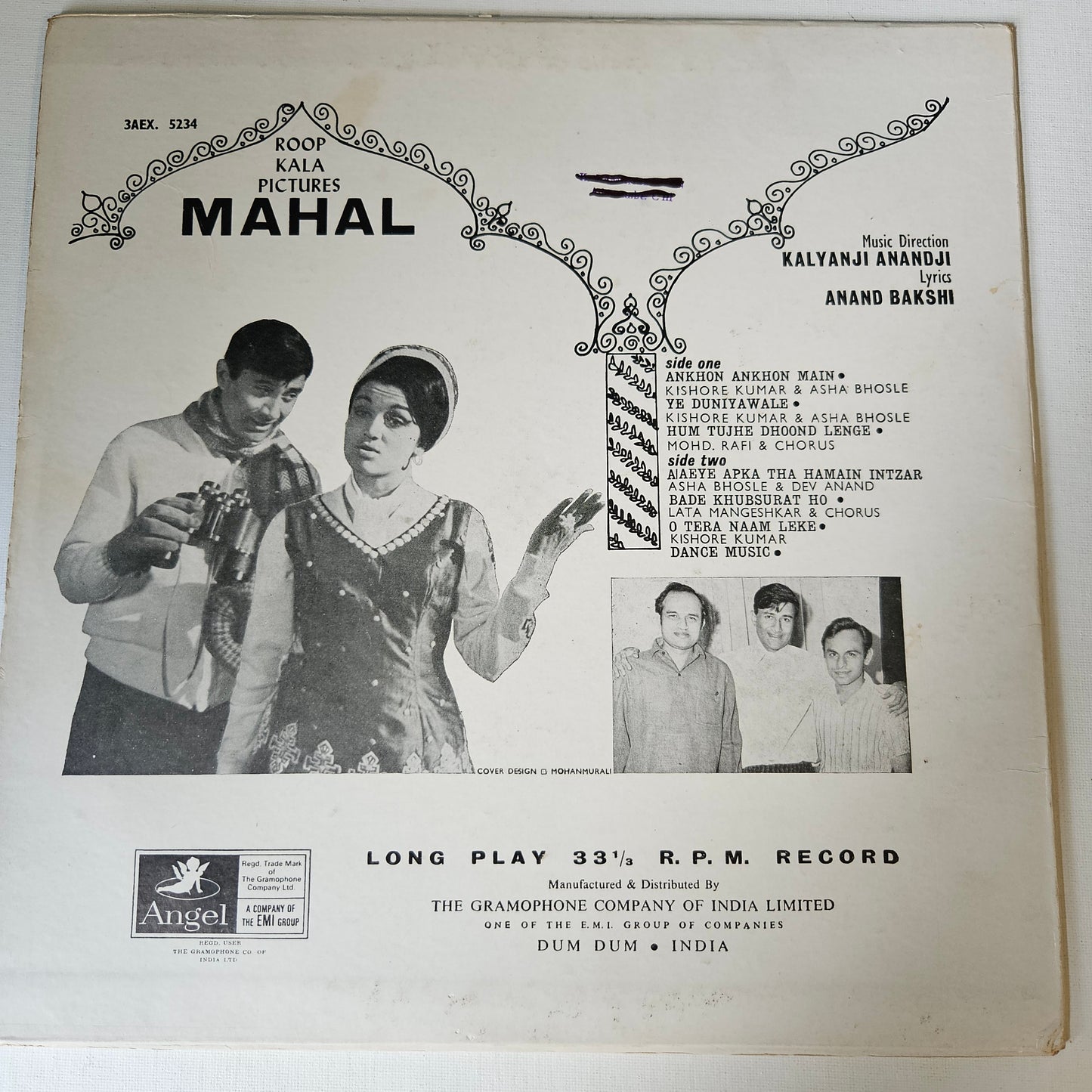 Mahal - 1st Angel - Music by Kalyanji Anandji in excellent