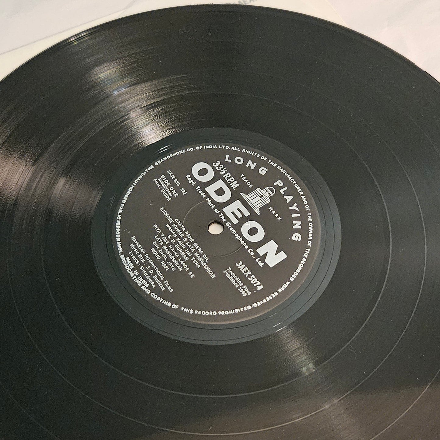 Guide - S D burman and Navketan blockbuster in Pristine - 200 GM odeon edition -near mint condition