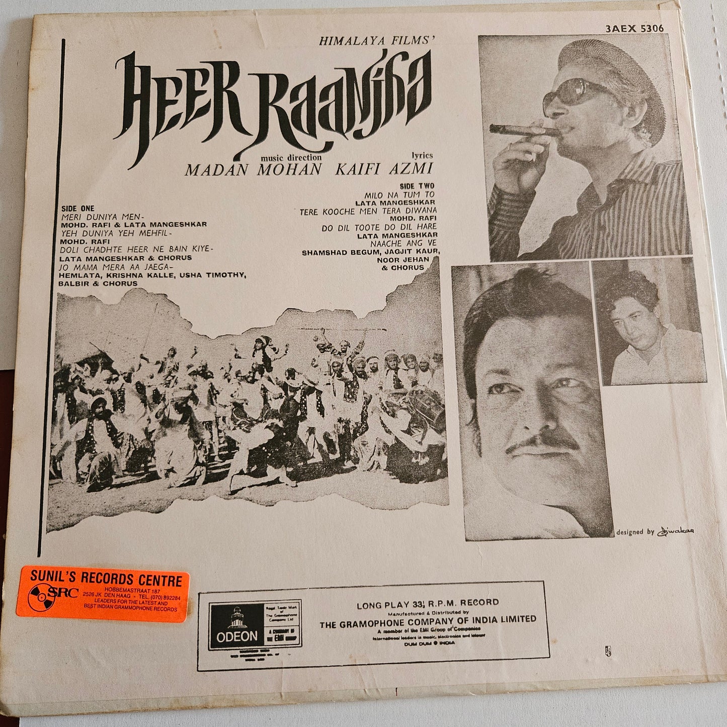 Heer Ranjha - madan Mohan record in excellent condition