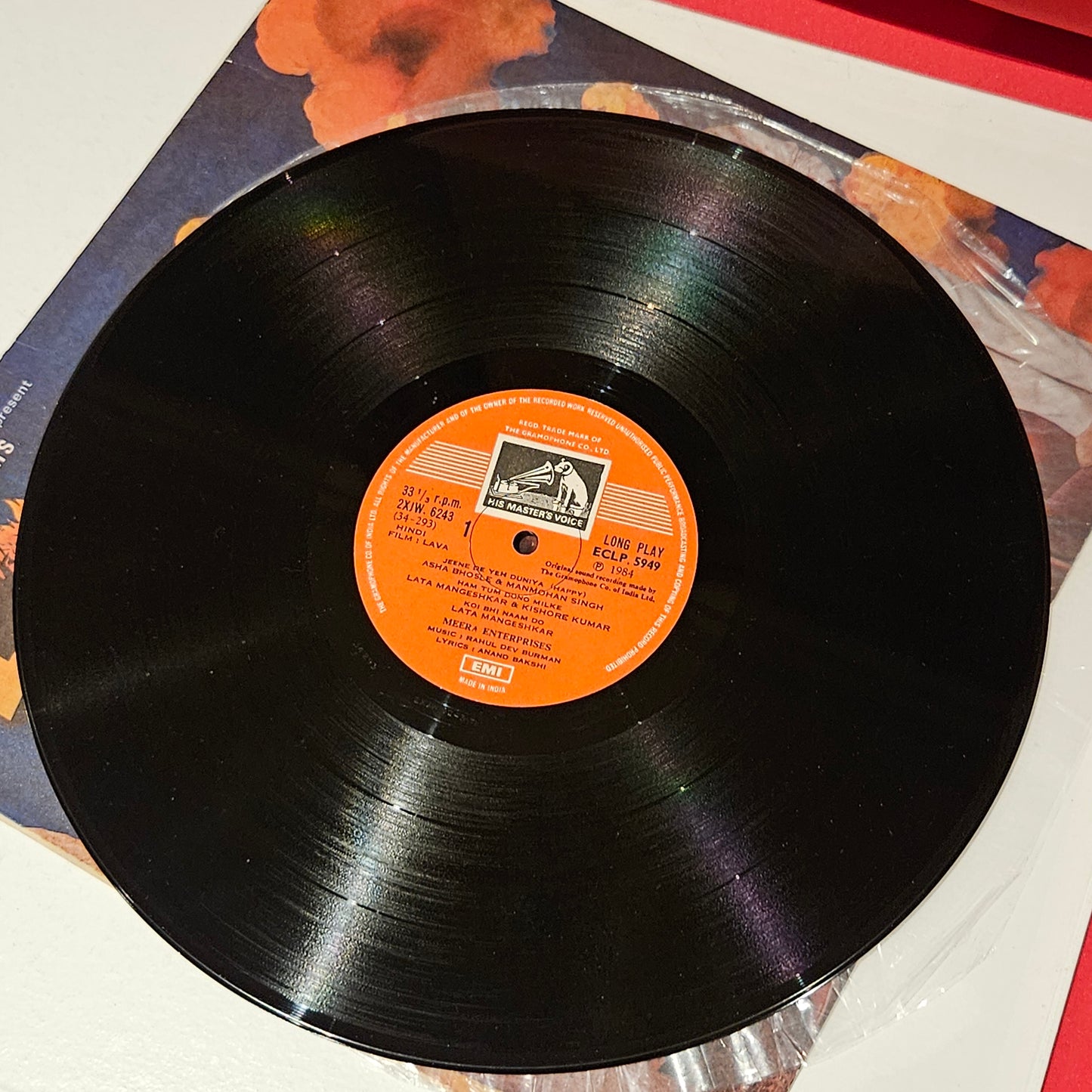 Lava - R D Burman superhit record in near mint condition