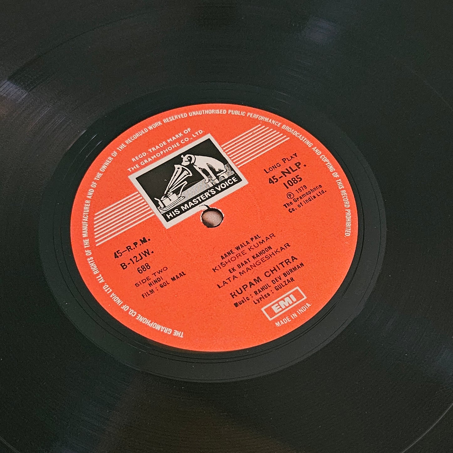 3 LPs package R D Burman, Gulzar, Majrooh Gol Maal, Nauker, Naram Garam in 45 RPP Lp format superhit classic in Near mint