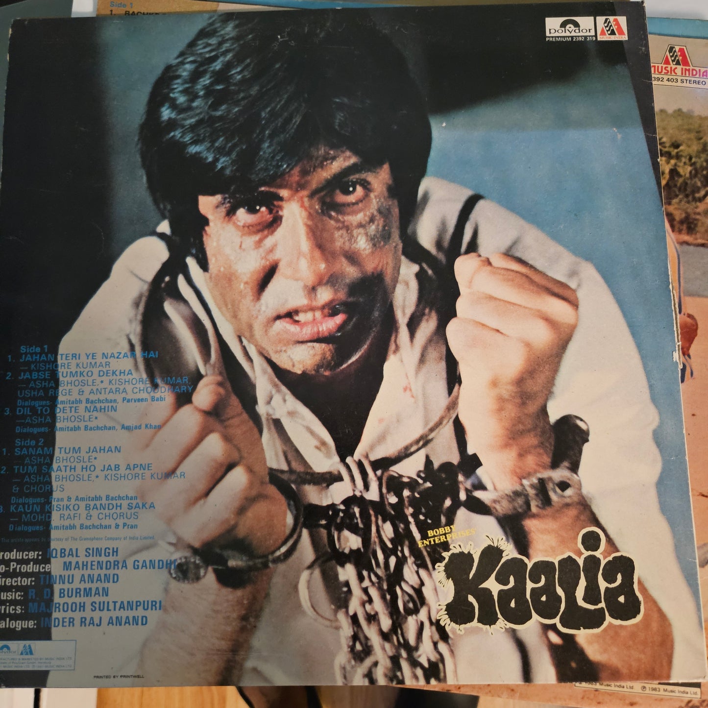 5 Superhit LPs package including Amitabh Picture Disc and 1.Shaan 2.Mahaan 3. Pukar and 4.Kaalia Amitabh and R D Burman and in VG++ to excellent