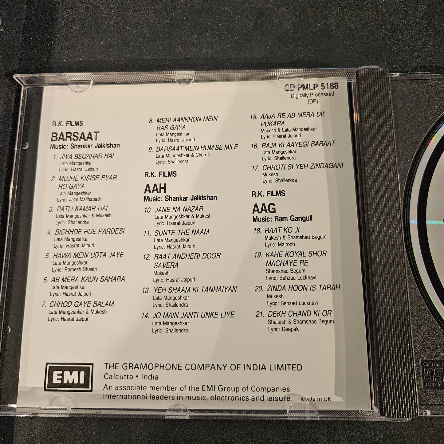 Barsaat Aah Aag - Audio CD - Made in UK