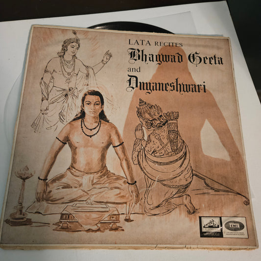 Lata Mangeshkar -Bhagwad Geeta And Dnyaneshwari IN NEAR MINT - Stereo eclp2344