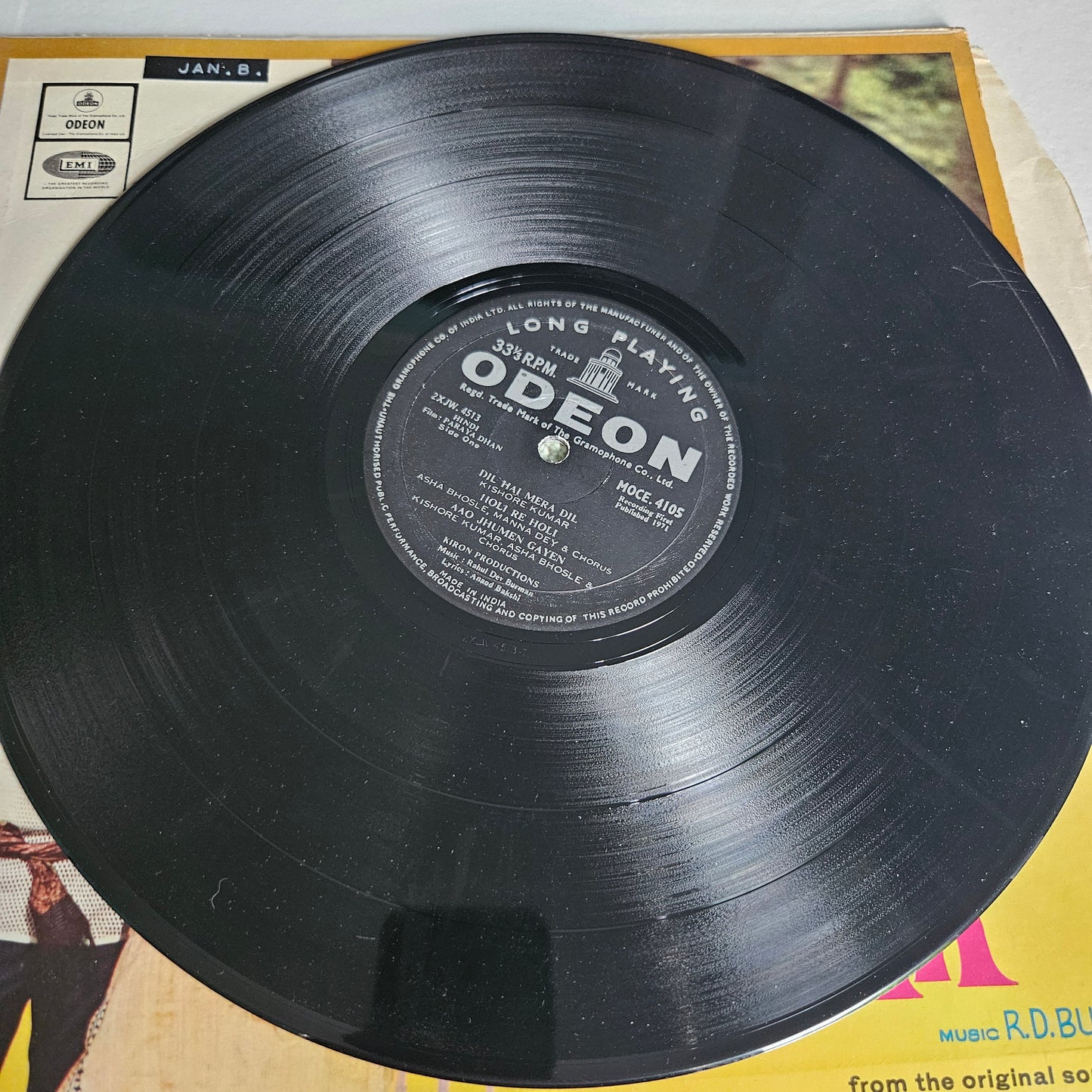 Paraya Dhan - 1st edition Ring Odeon - R D Burman superhit in VG+ condition - Read Desc