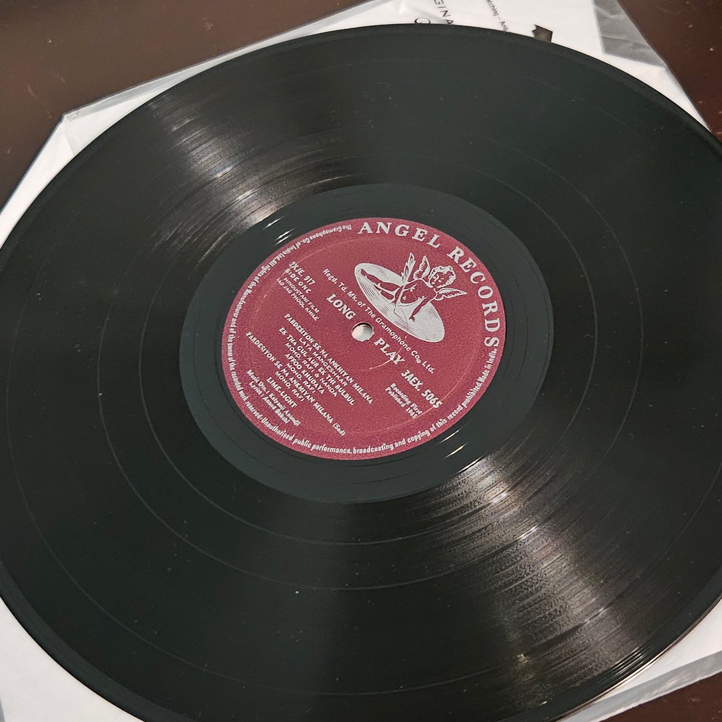 Jab Jab Phool khile - 1st Angel - in near mint and cover in Pristine