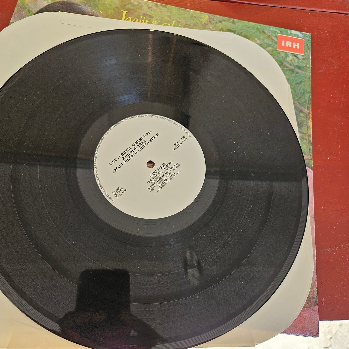 2 LP Set Jagjit Singh and Chitra Singh Live at Royal Albert Hall London April 1982 in  VG+