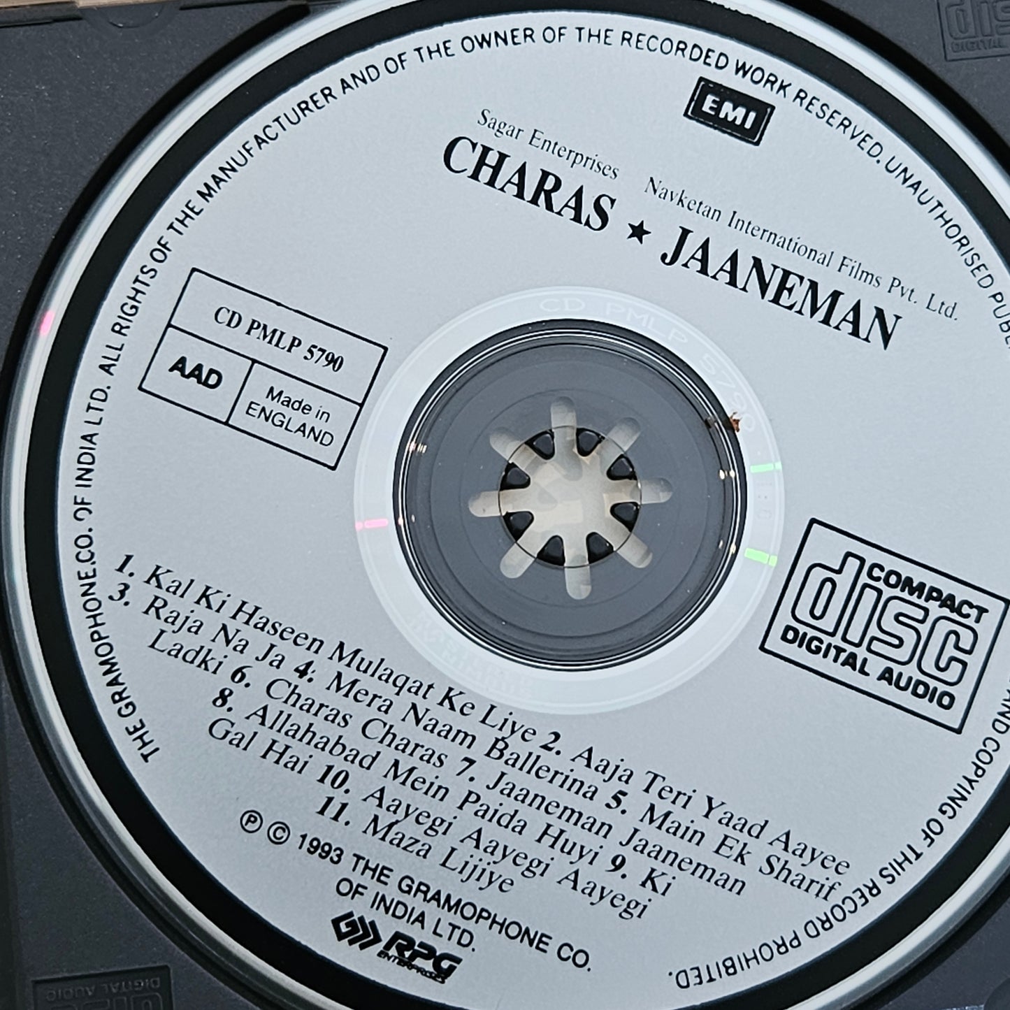 Charas Jaameman Audio CD 1st edition made in UK Near mint