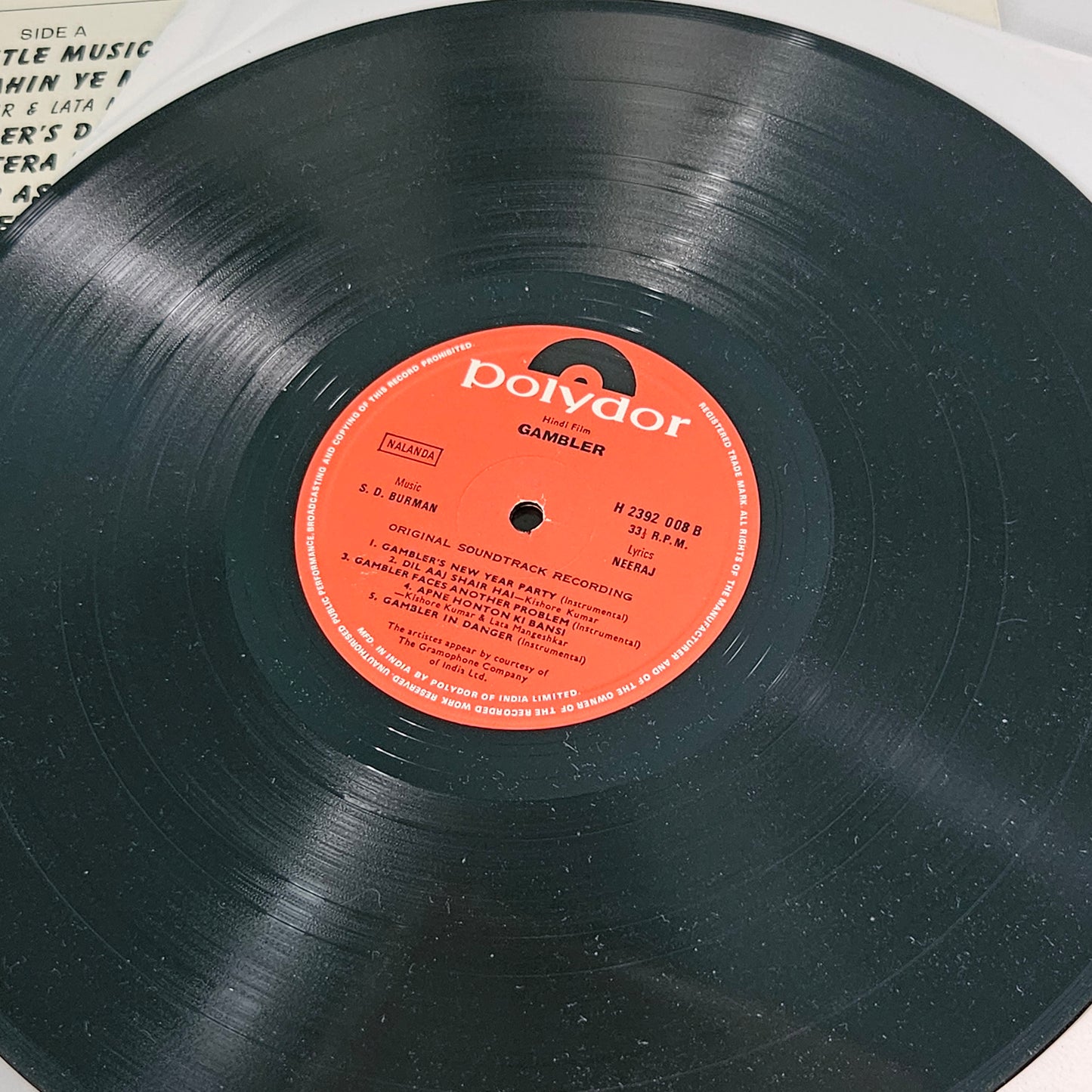 GAMBLER - S D Burman Superhit album in near mint condition Pristine