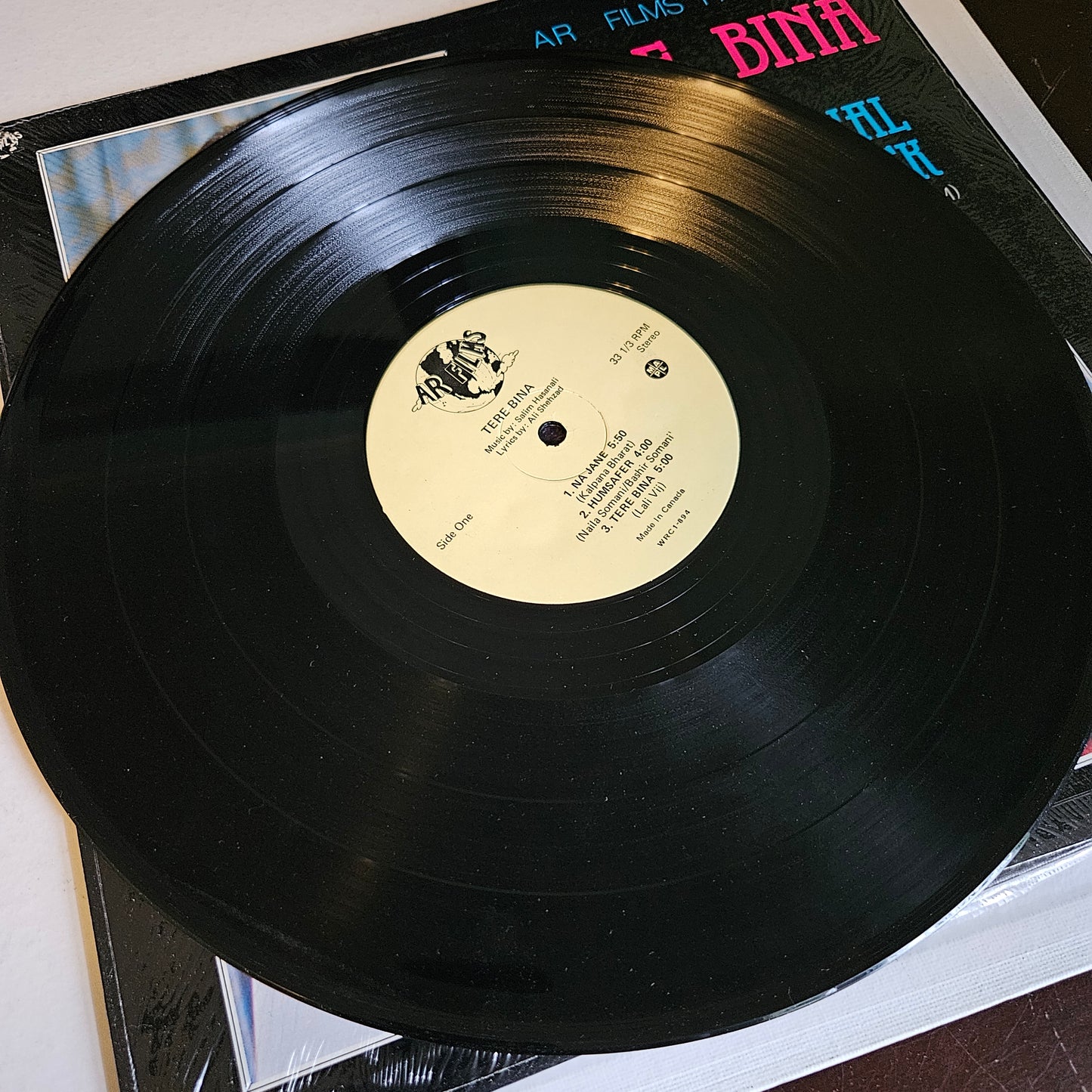 Tere Bina - Canadian Film Original sound track in near mint