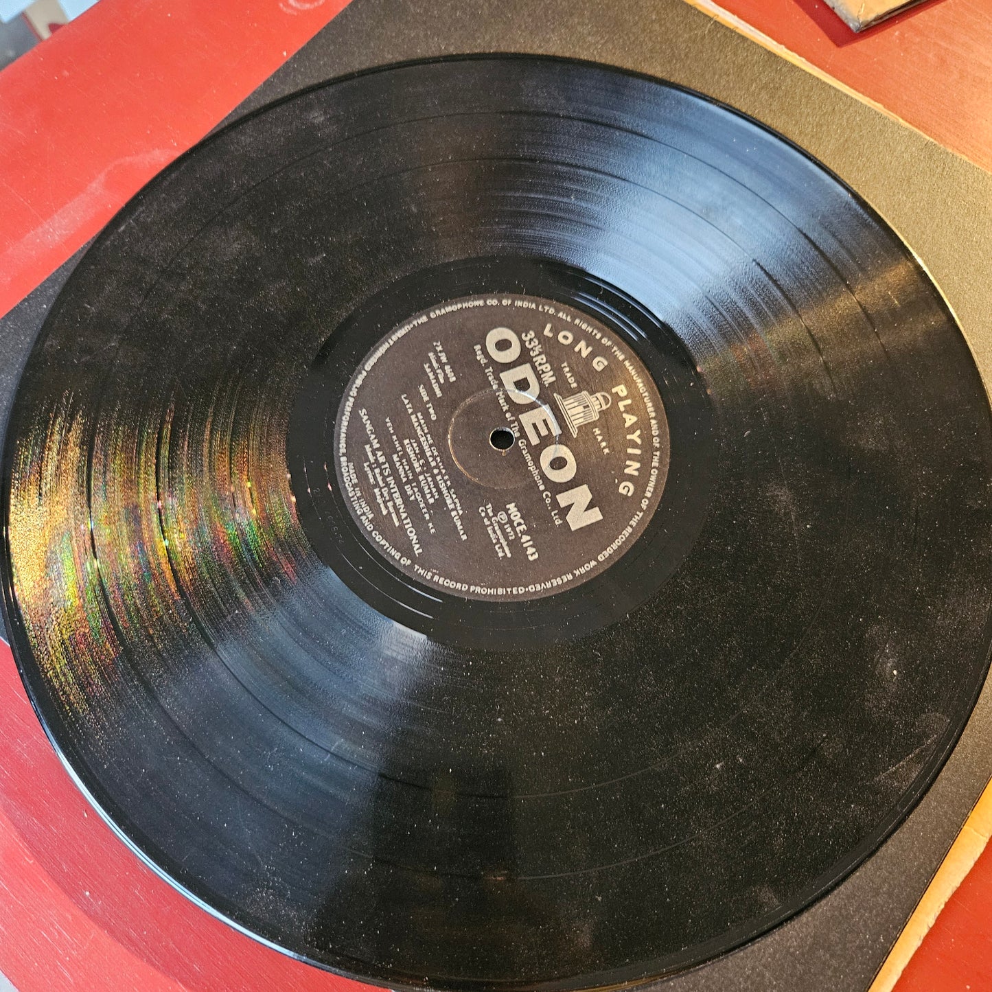 Samadhi - Music By R. D. Burman heavy Odeon issue in VG+ Condition No cover Deal