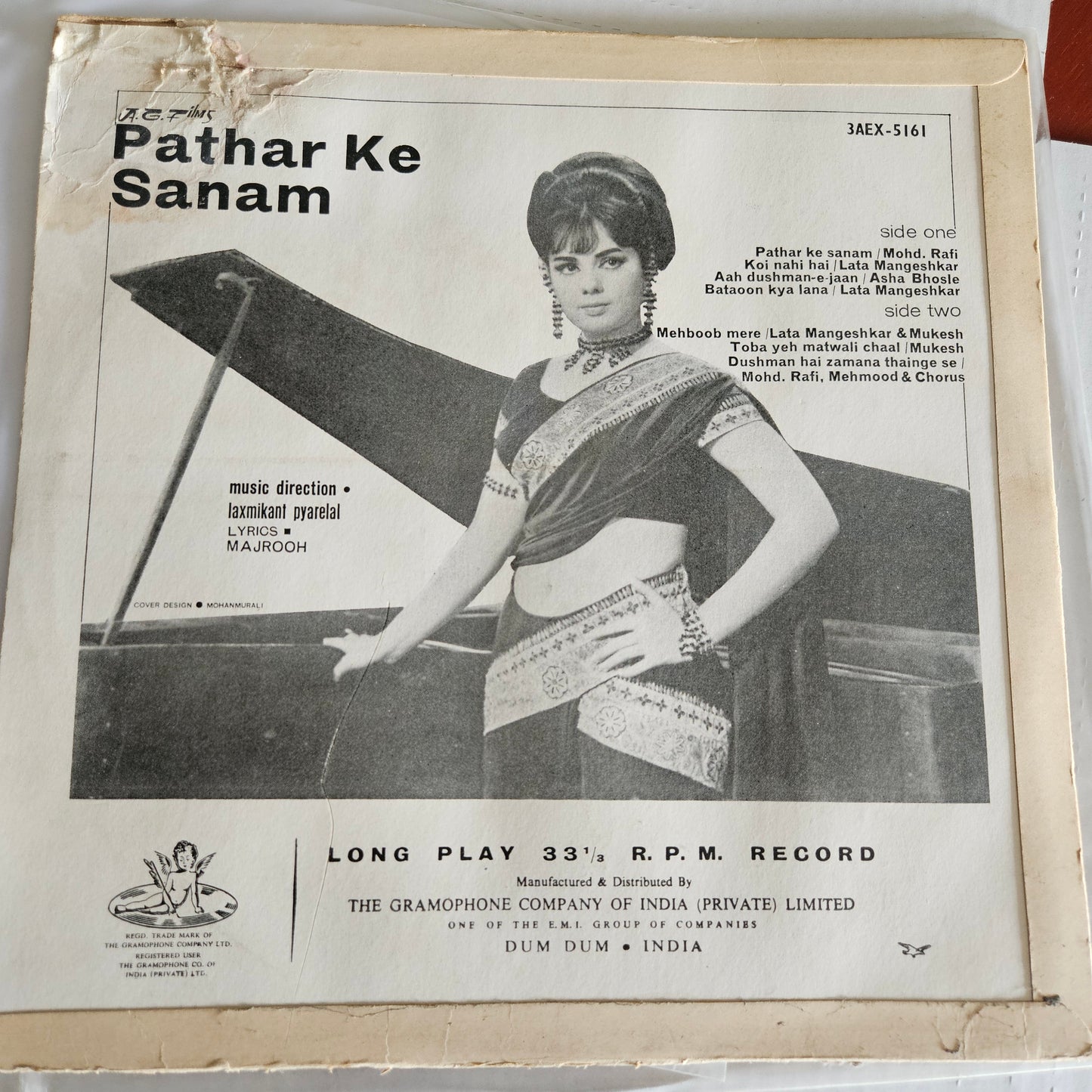 Patthar Ke Sanam - 1st Angel Edition Music by Laxmikant Pyarelal in excellent