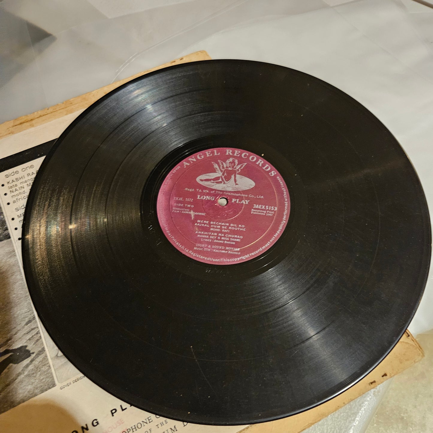 Aamne Saamne - 1st Angel music by Kalyanji Anandji in good+ condition read description - great deal