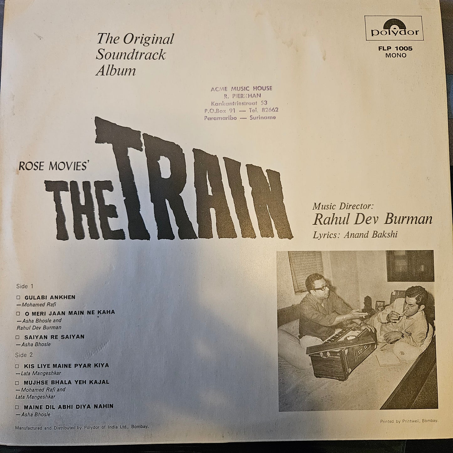 The Train - R D Burman superhit in Near Mint