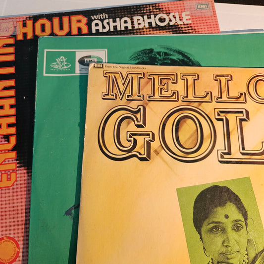 Asha Bhosle 3 lps All time Superhit Albums in Near mint