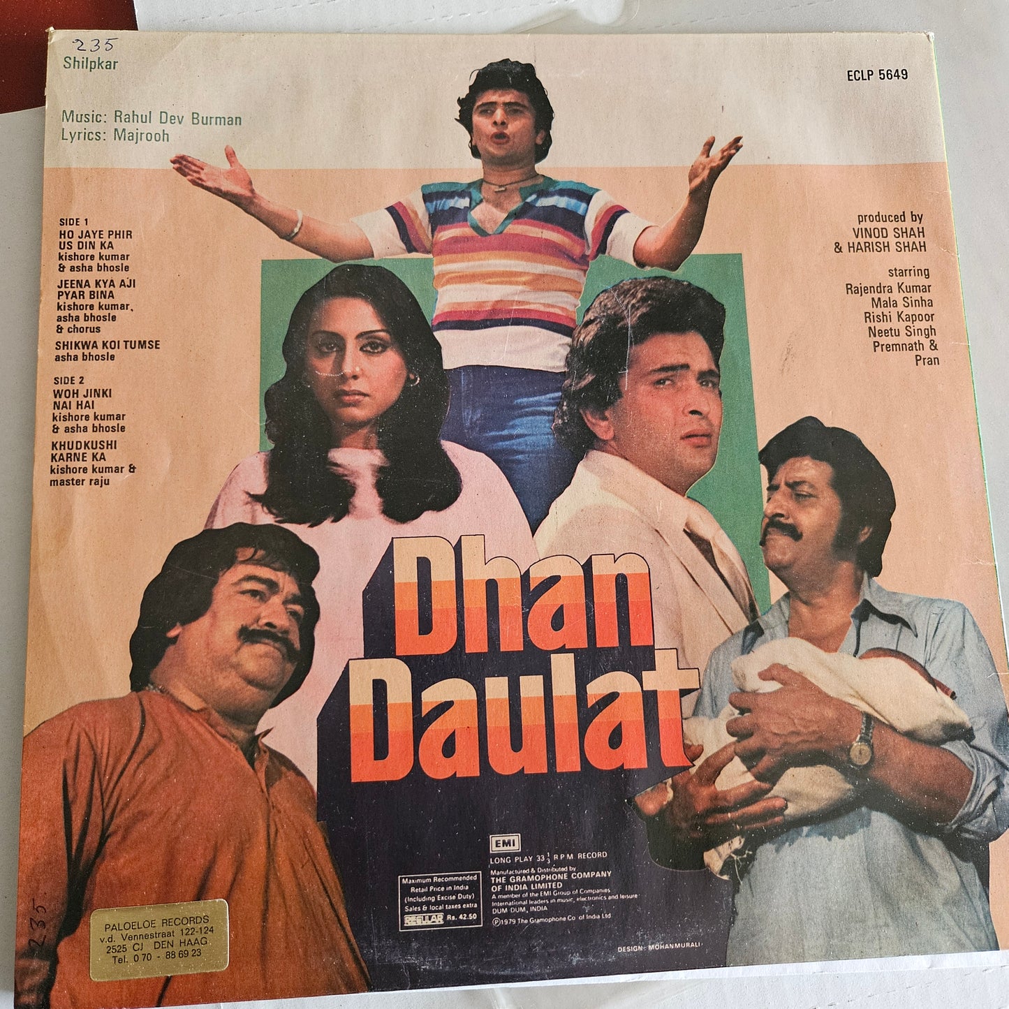 Dhan Daulat - R D Burman superhit in gatefold NM condition