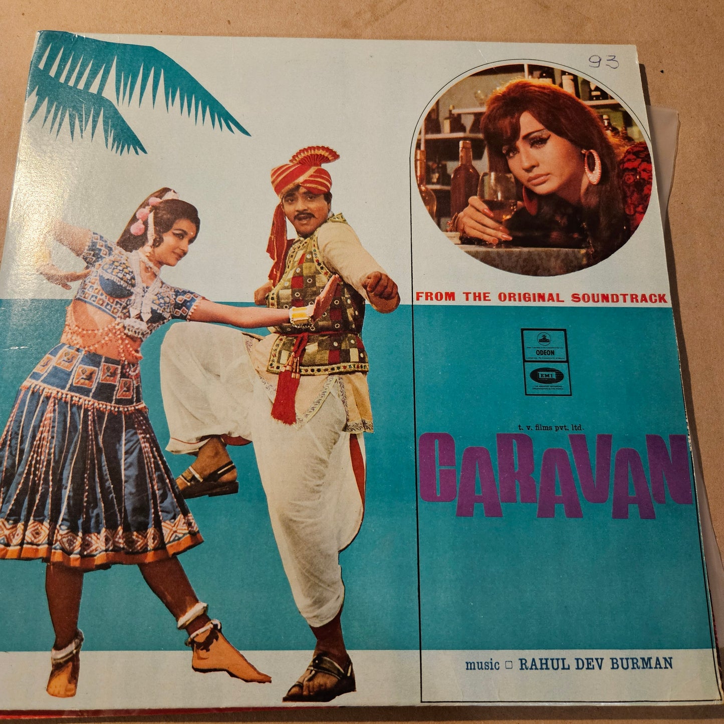 3 LPs package R. D. Burman blockbuster hits Apna Desh, Kati Patang and Caravan in Near mint