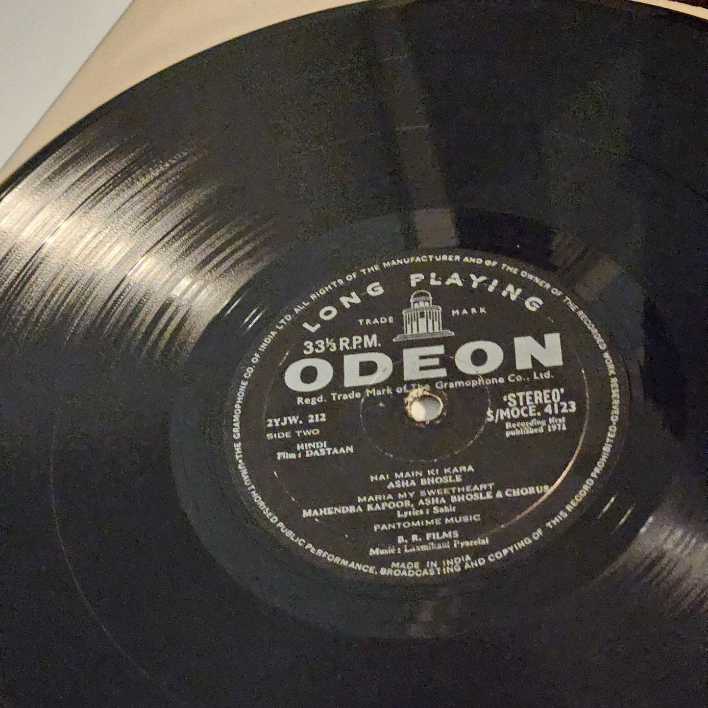 Dastaan - Laxmikant Pyarelal - 1st pressing Ring Odeon in Excellent condition Rare superb stereo acoustics