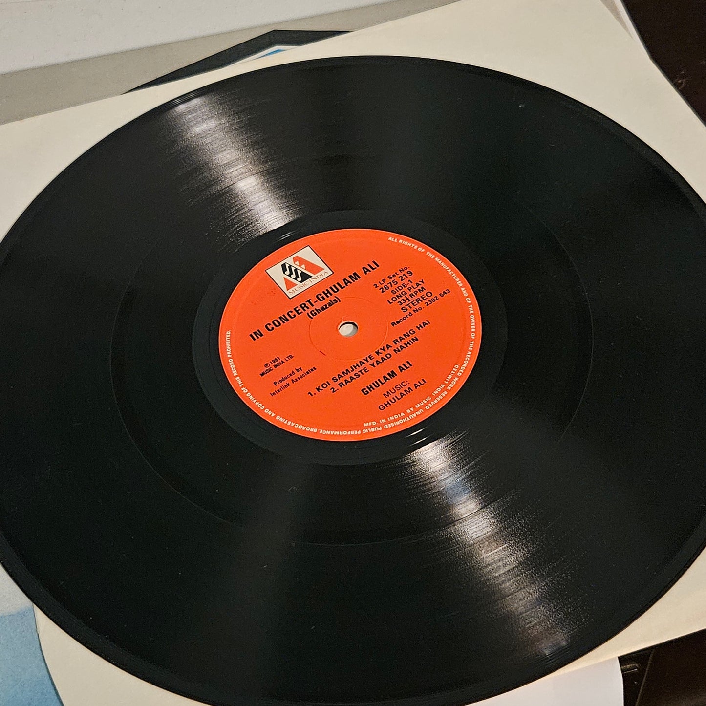 Ghulam ali in concert - 2 LP in Near mint