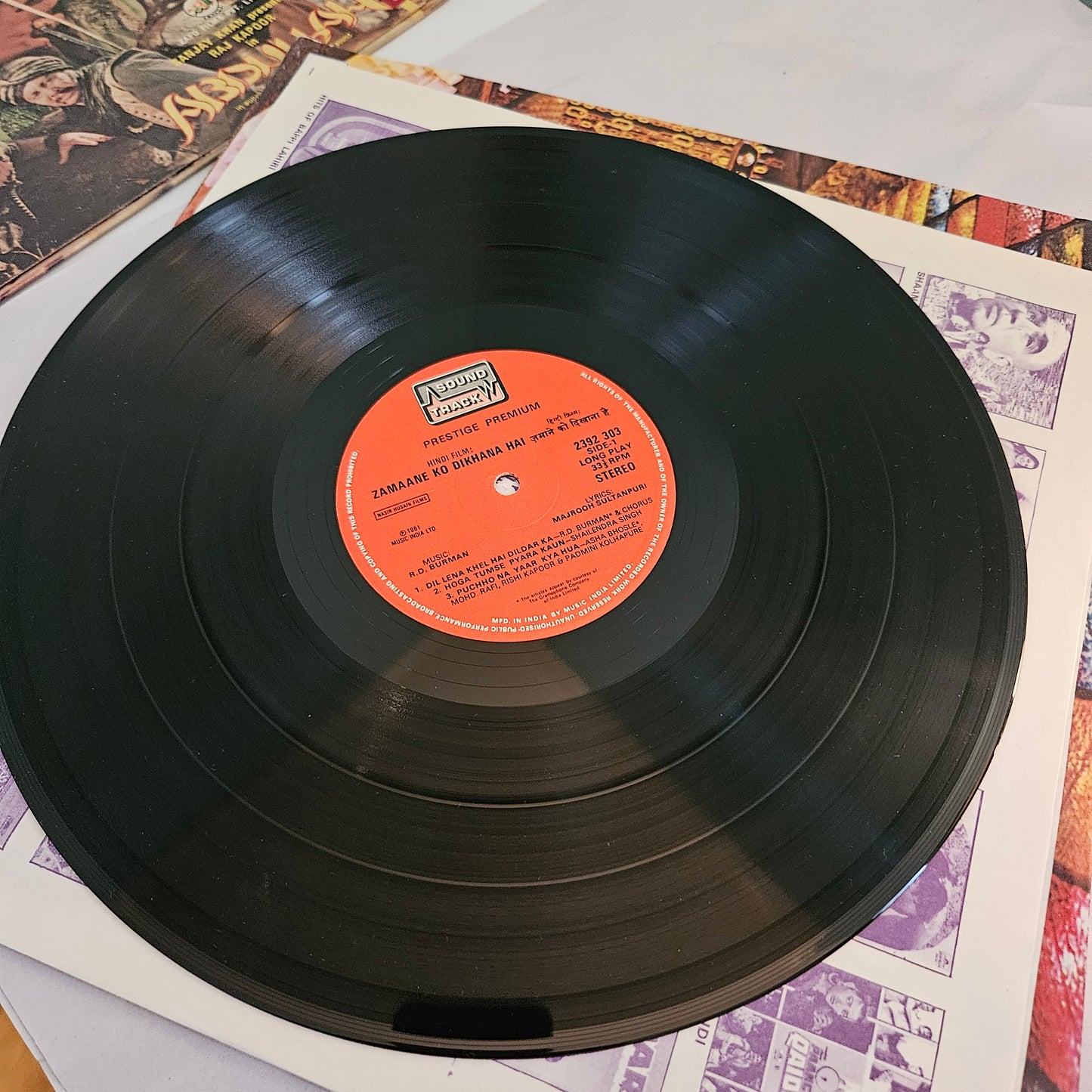 2 LPs package R. D. Burman Abdullah, Zamaane Ko Dikhana Hai Stereo Blockbuster soundblast in Excellent