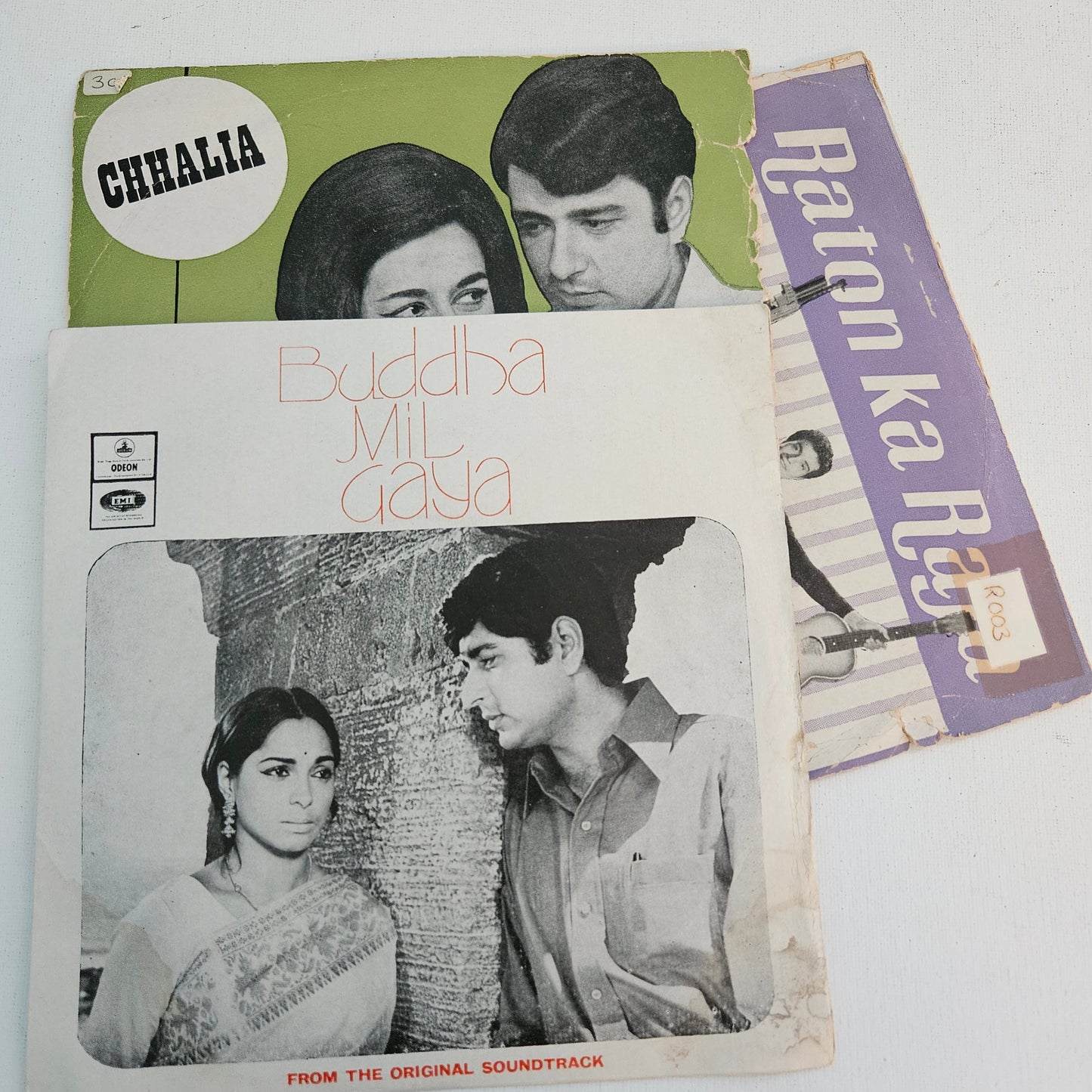 3 R D Burman superhit EPs in excellent to near MINT Chhalia, Buddha Mil Gaya, Raton ka Raja