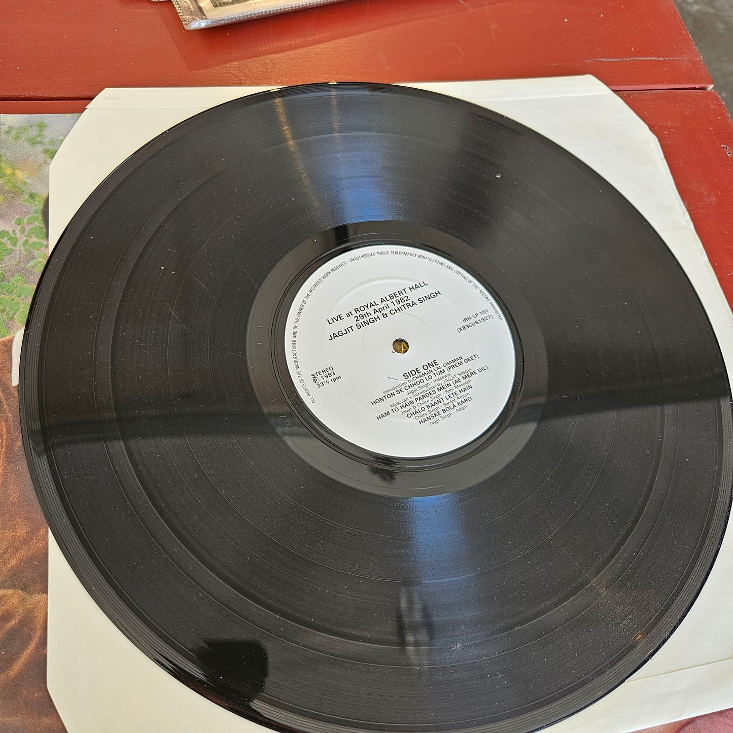 2 LP Set Jagjit Singh and Chitra Singh Live at Royal Albert Hall London April 1982 in  VG+