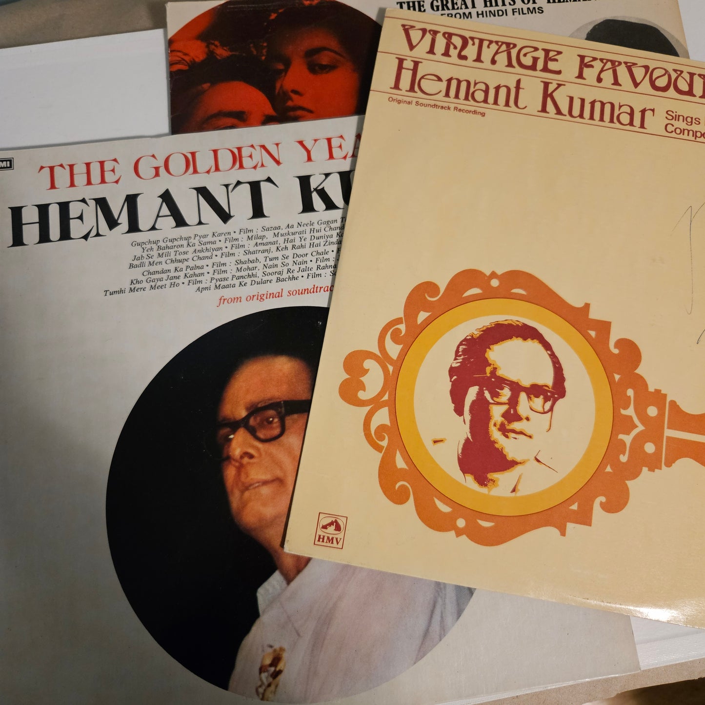 3 Lps Hemant Kumar Great collection Best albums in excellent to near mint