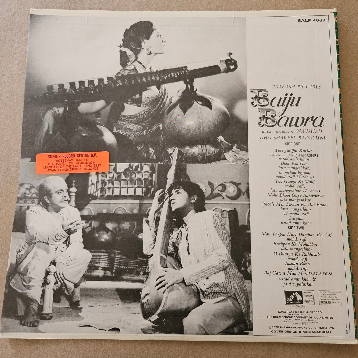 Baiju Bawra - Naushad , Rafi, Lata and Shakil eternal Classic in near mint condition Pristine