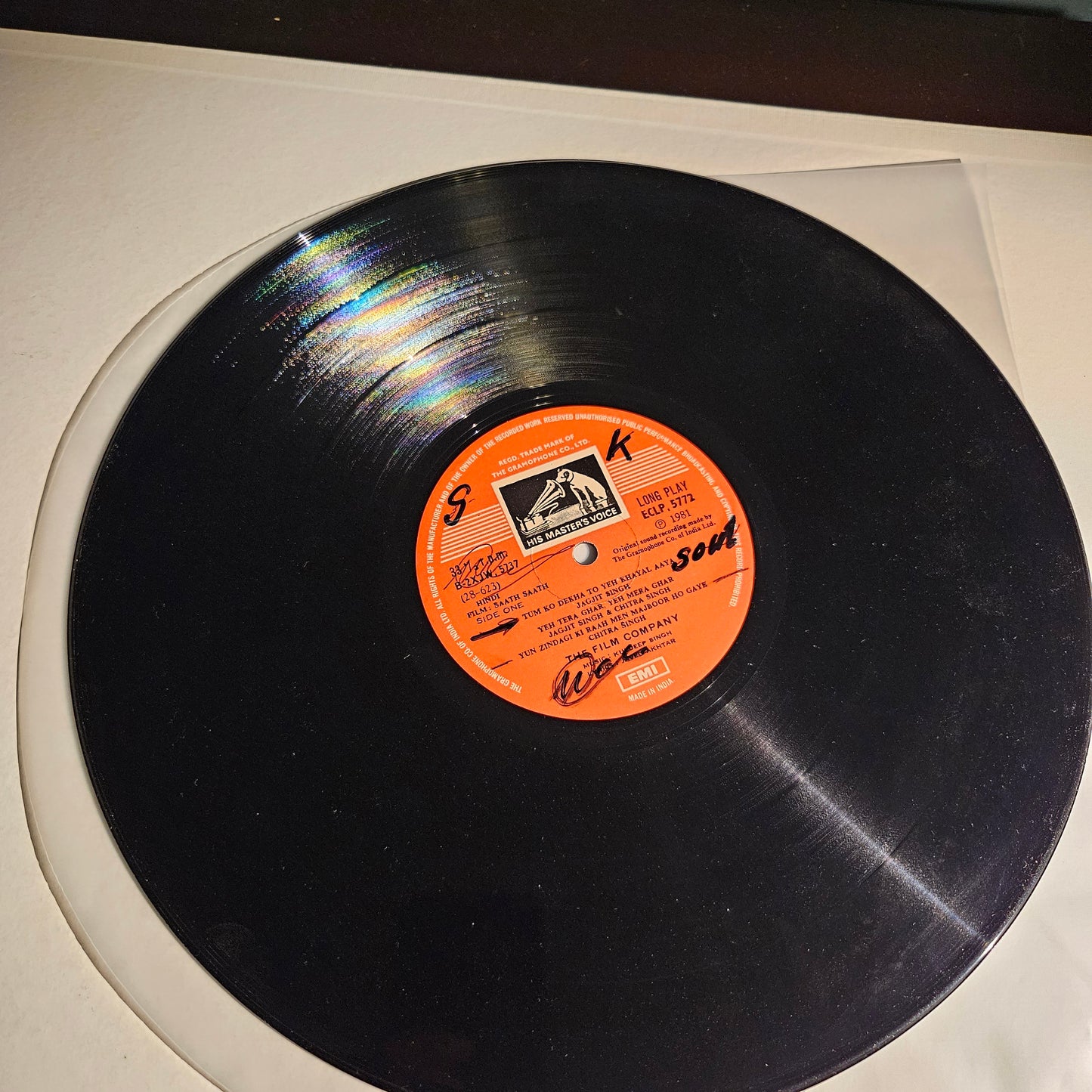 Saath Saath - jagjit Singh Superhit Ghazals record in excellent condition