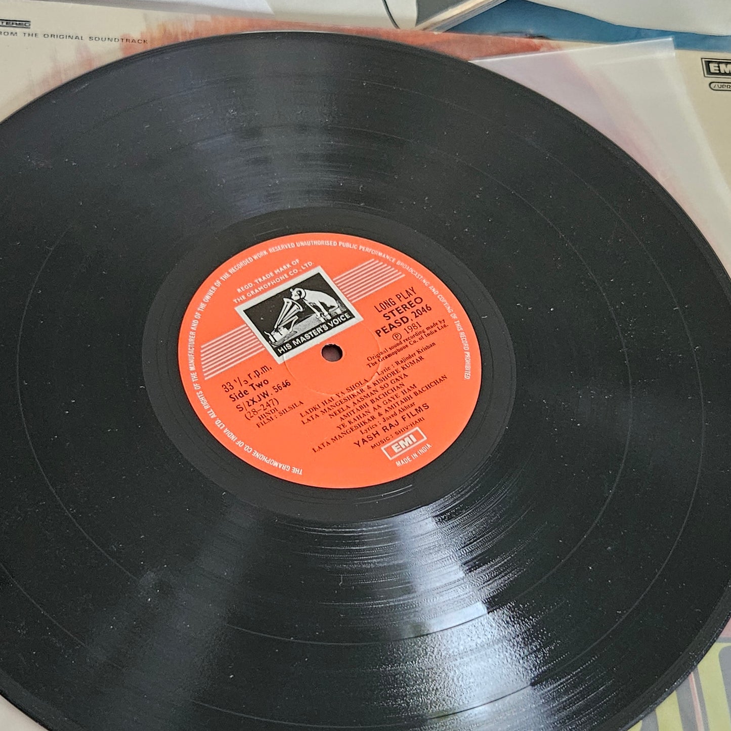 Silsila - Shiv Hari and Yash Chopra classic collectible 2 LP set in excellent to near mint, flawless gatefold cover