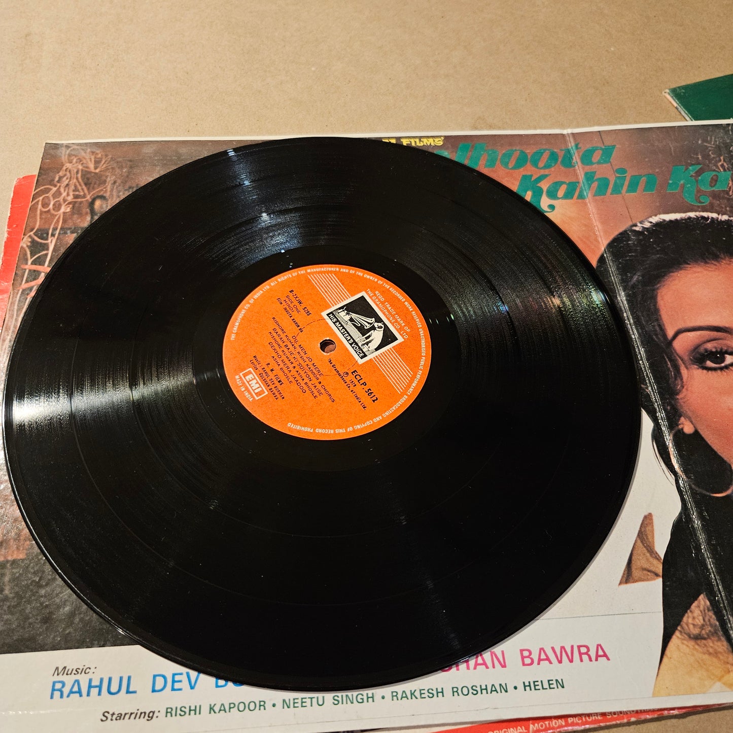 Khel Khel Mein + Jhoota Kahin Ka + Dhan Daulat R. D. Burman, Rishi Kapoor Neetu Singh records in excellent to Near Mint