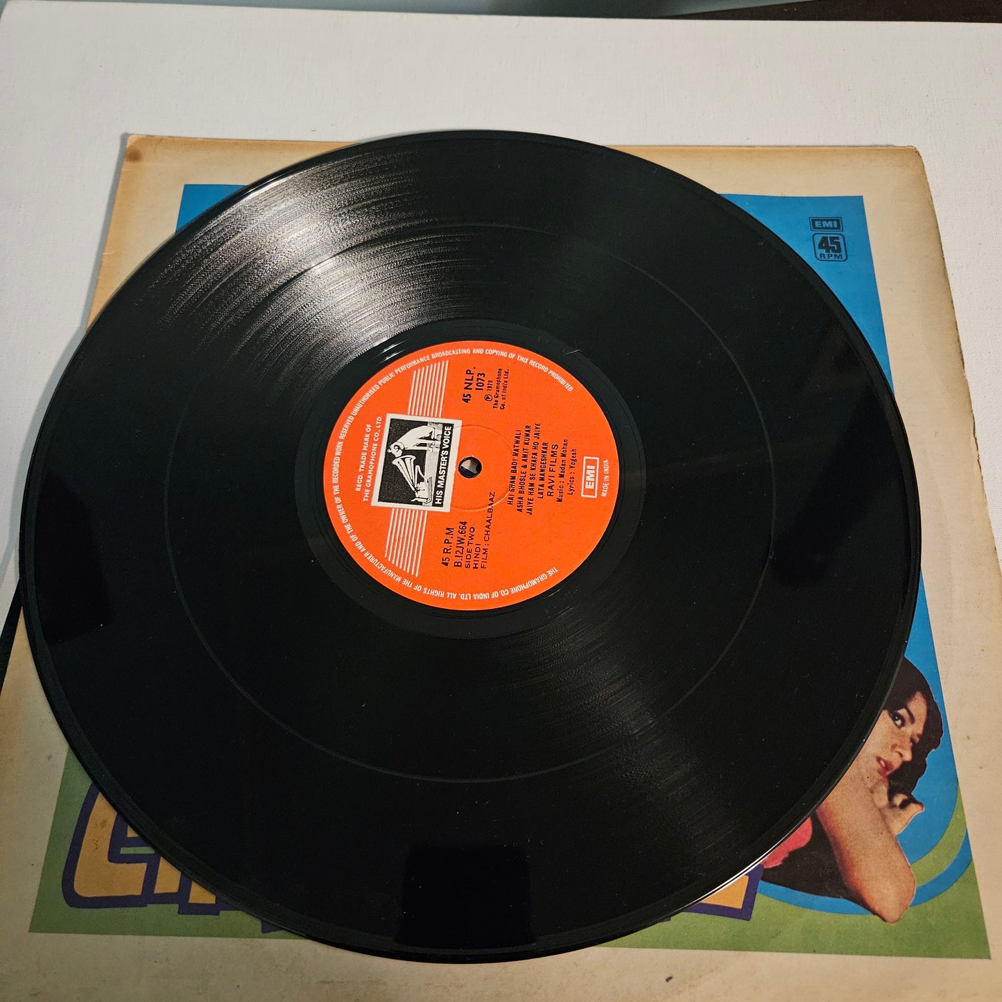Chaalbaaz - Madan Mohan classic 45 rpm LP - near mint condition