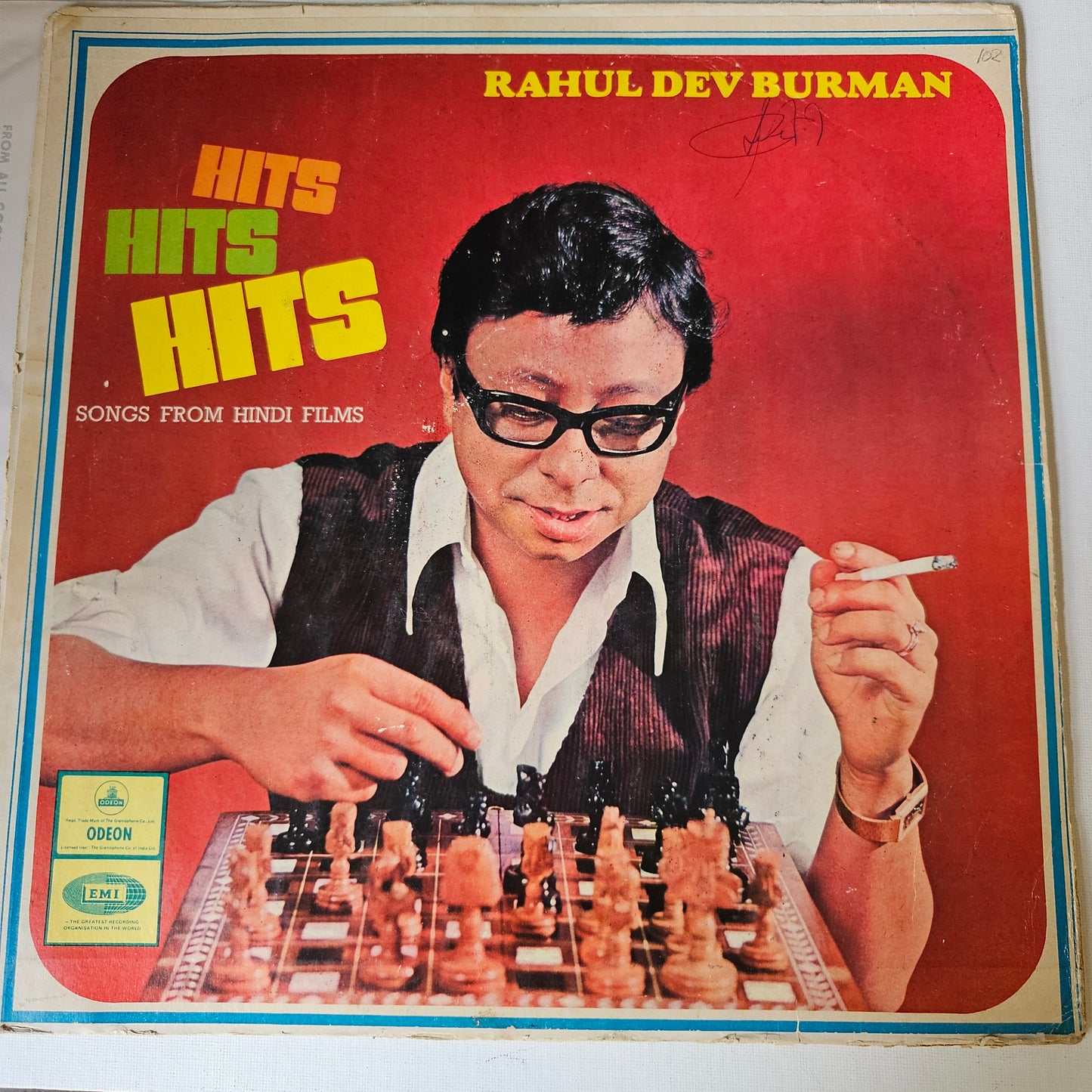 Rahul Dev Burman - 1st Ring Odeon - Hits Of Rahul Dev Burman in VG+ condition with Chess picture