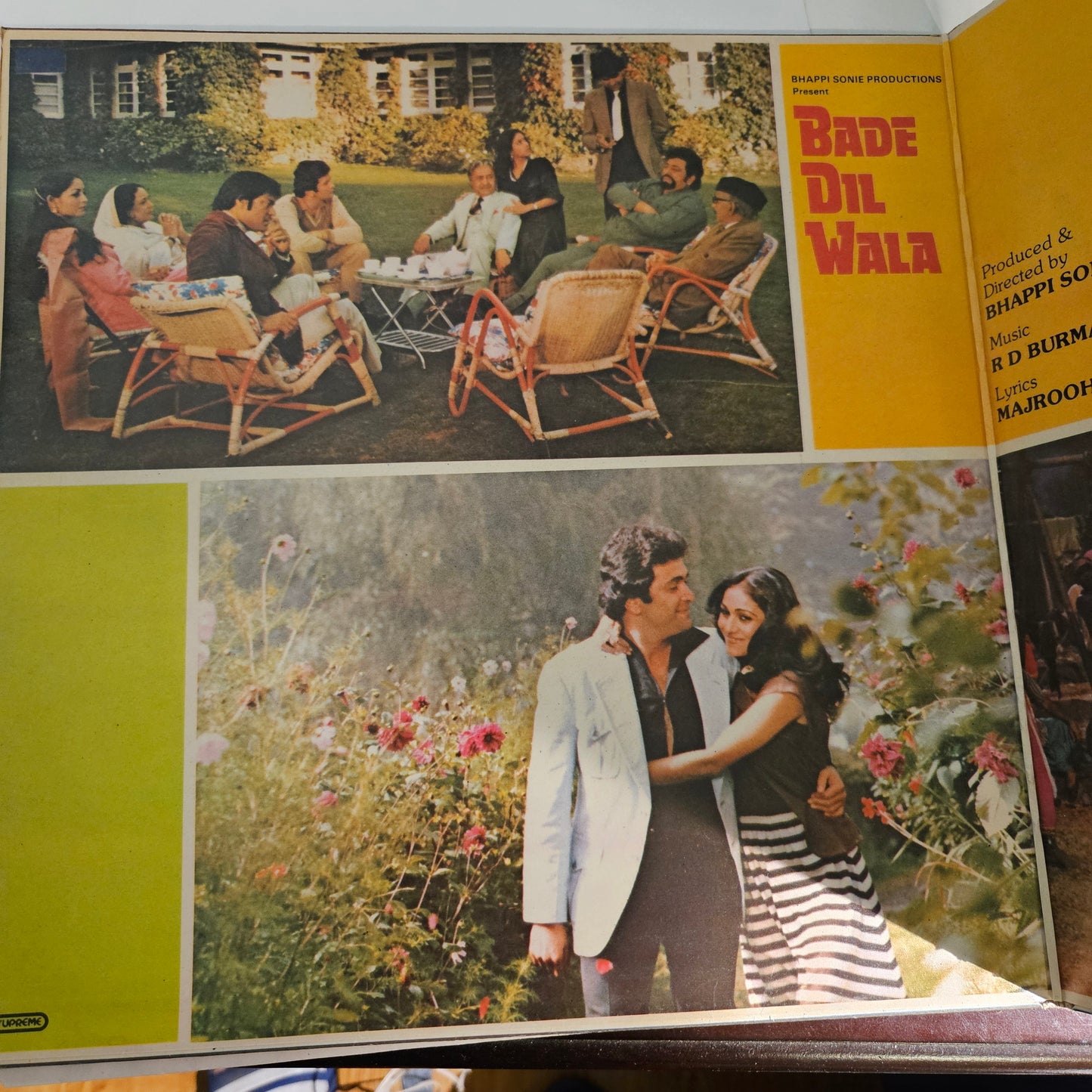 Bade Dilwala - R D BURMAN record Gatefold edition in Near Mint