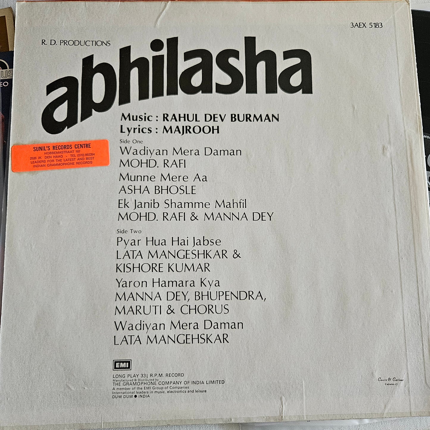 Abhilasha - R D Burman Superhit in Near Mint