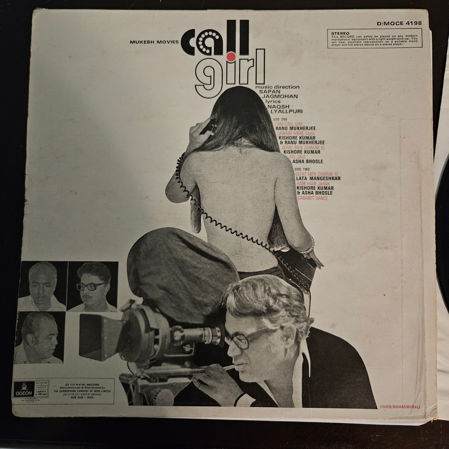 Call Girl (1973) 1st ed. Odeon pressing excellent Sapan JagMohan Psychedelic Funk